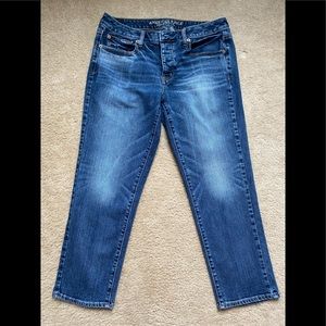 American Eagle crop denim